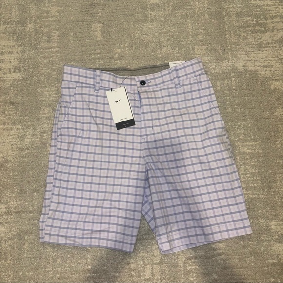 NWT Nike Golft Dri-FIT UV Plaid Chino Shorts - Picture 5 of 5